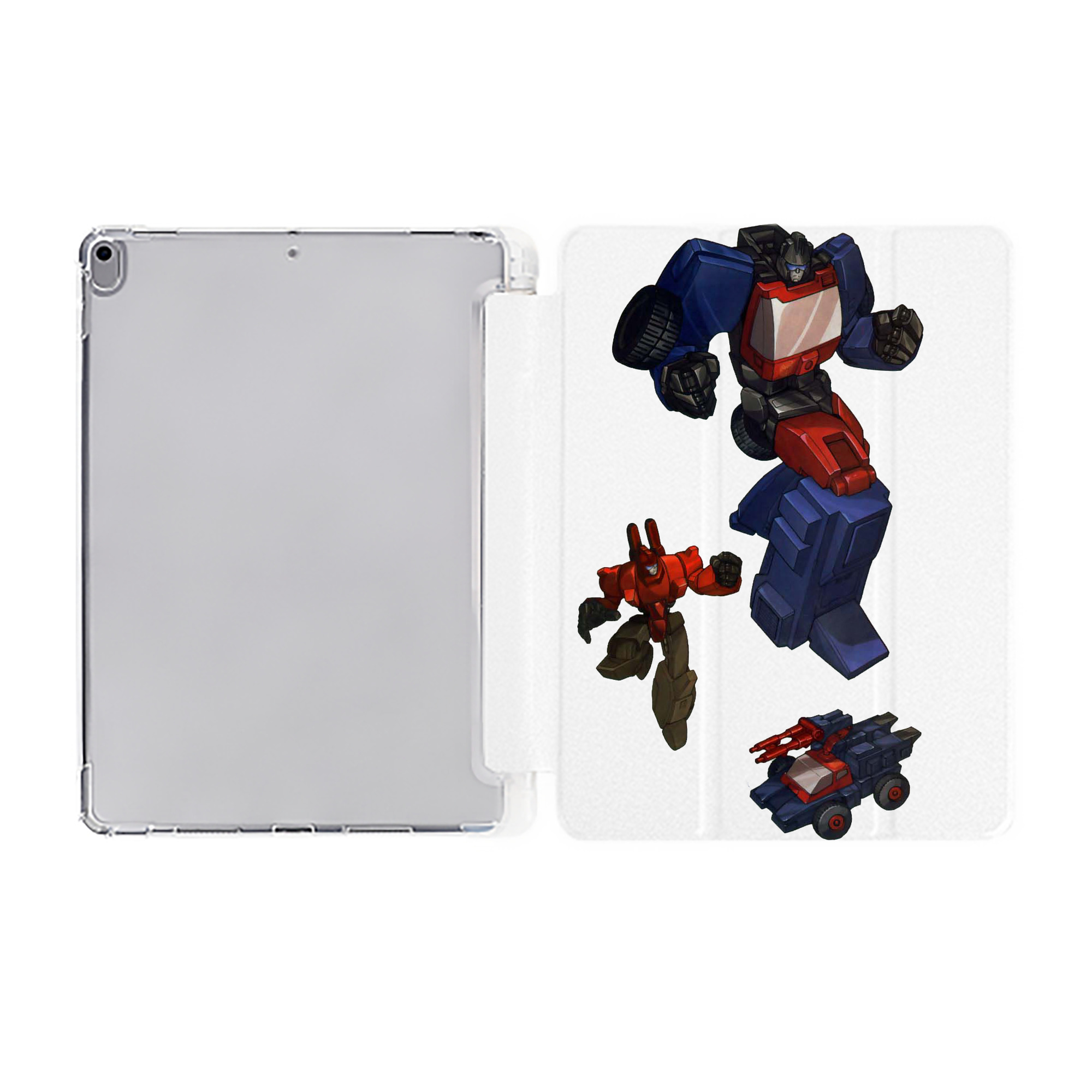 （画像用）  IPad ケース ペン収納付き 三つ折りスタンド PUレザー×シリコン 対応機種9.5/10.5/10.9インチ